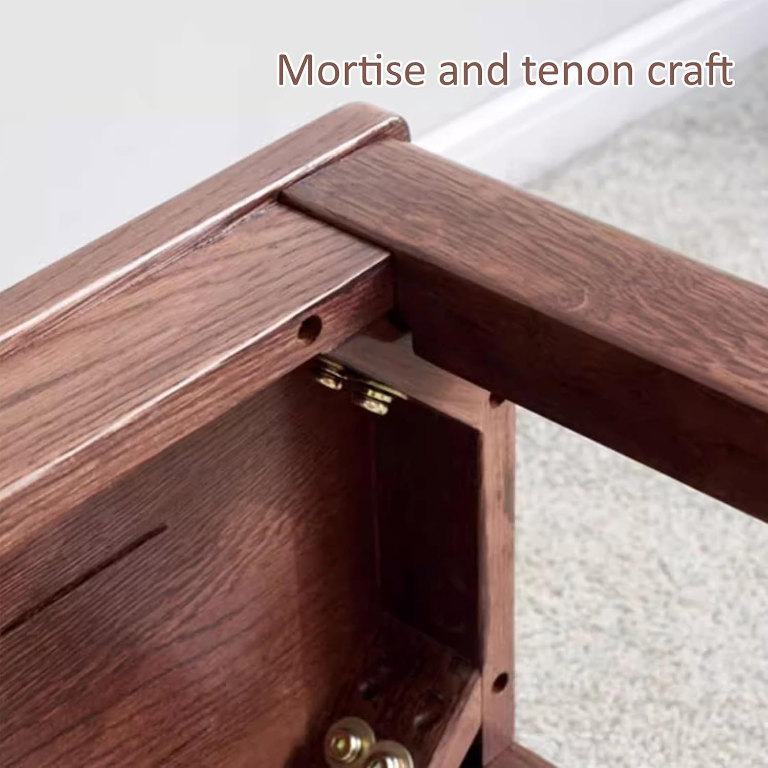 Dining Bench, Wood Bench, Dining Room Bench with Armless, Kitchen Table Bench, Bench end of Bed for Living Room, Hallway, Sturdy and Stable(140cm/55.1in)