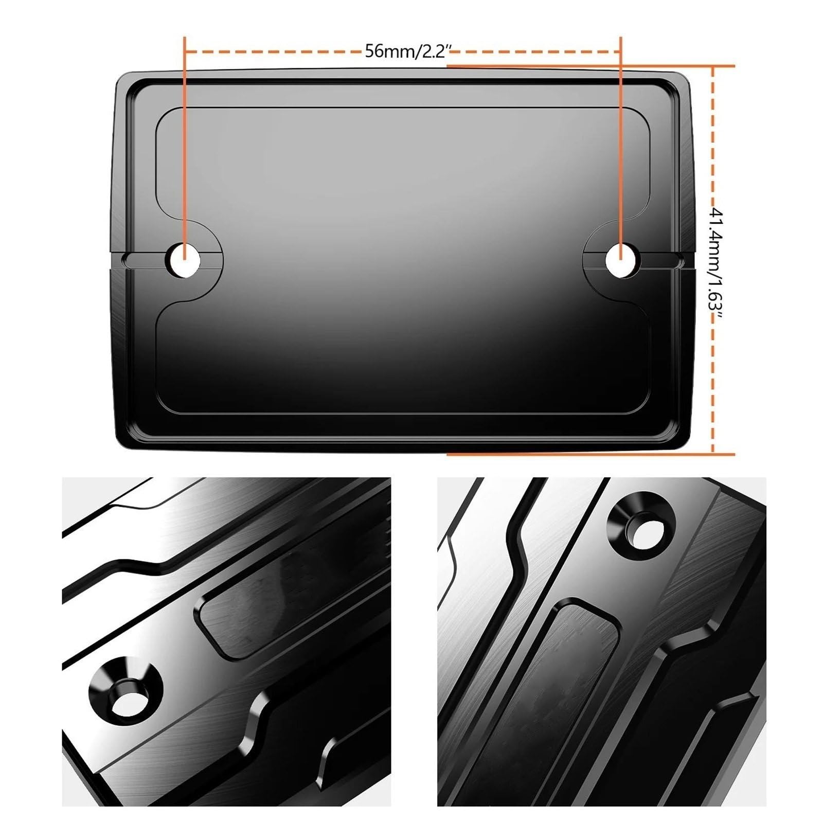Coperchio del serbatoio Copertura Del Serbatoio Liquido Dei Freni Anteriore Motociclo Per SUZUKI Per BURGMAN 650 AN650 2004-2024/400 AN400 2016-2019(Blue B)