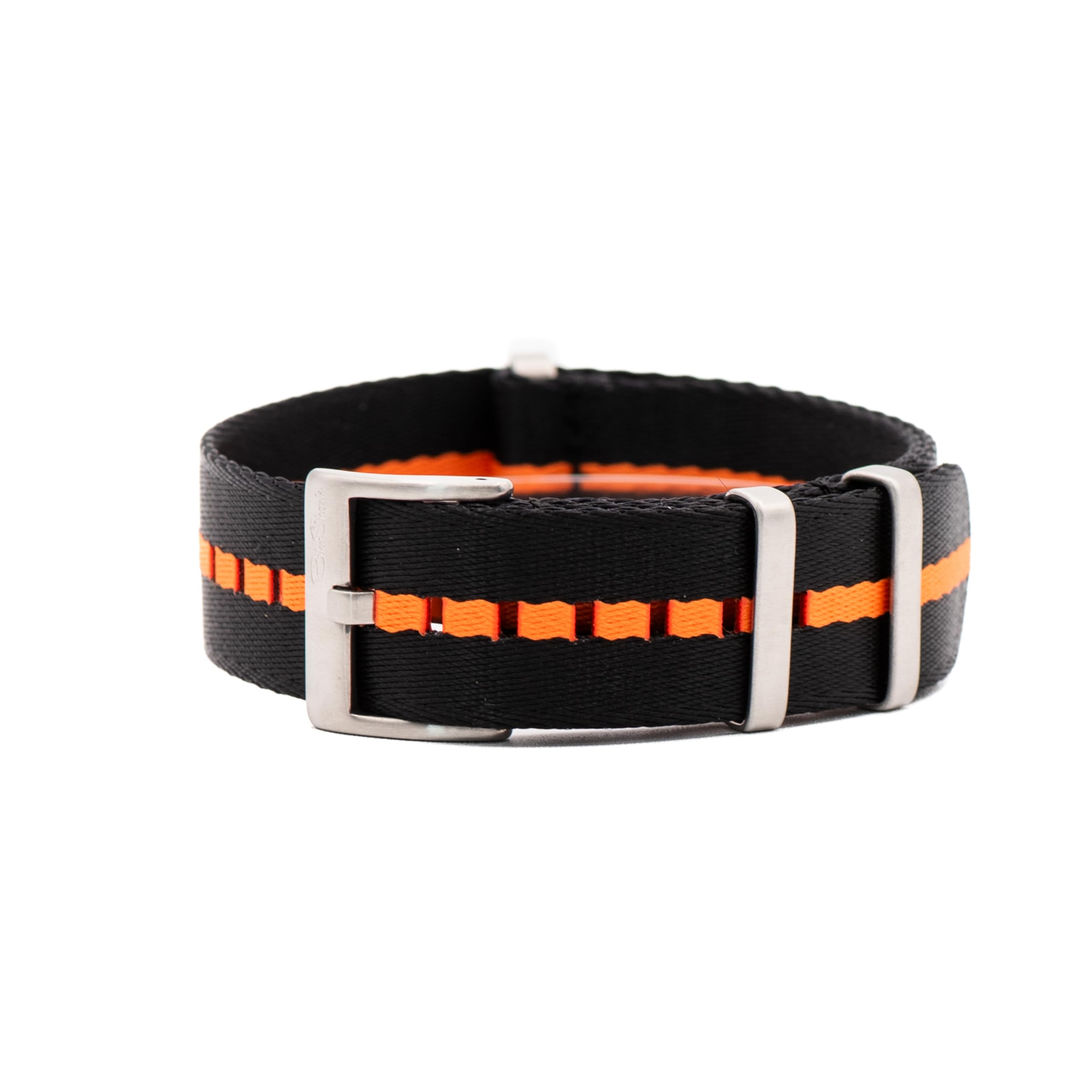 BluShark - AlphaPremier Ultra Premium Nylon Watch Strap - Stainless Steel Buckle Multiple Sizes Replacement Band Straps for Men and Women, Waterproof