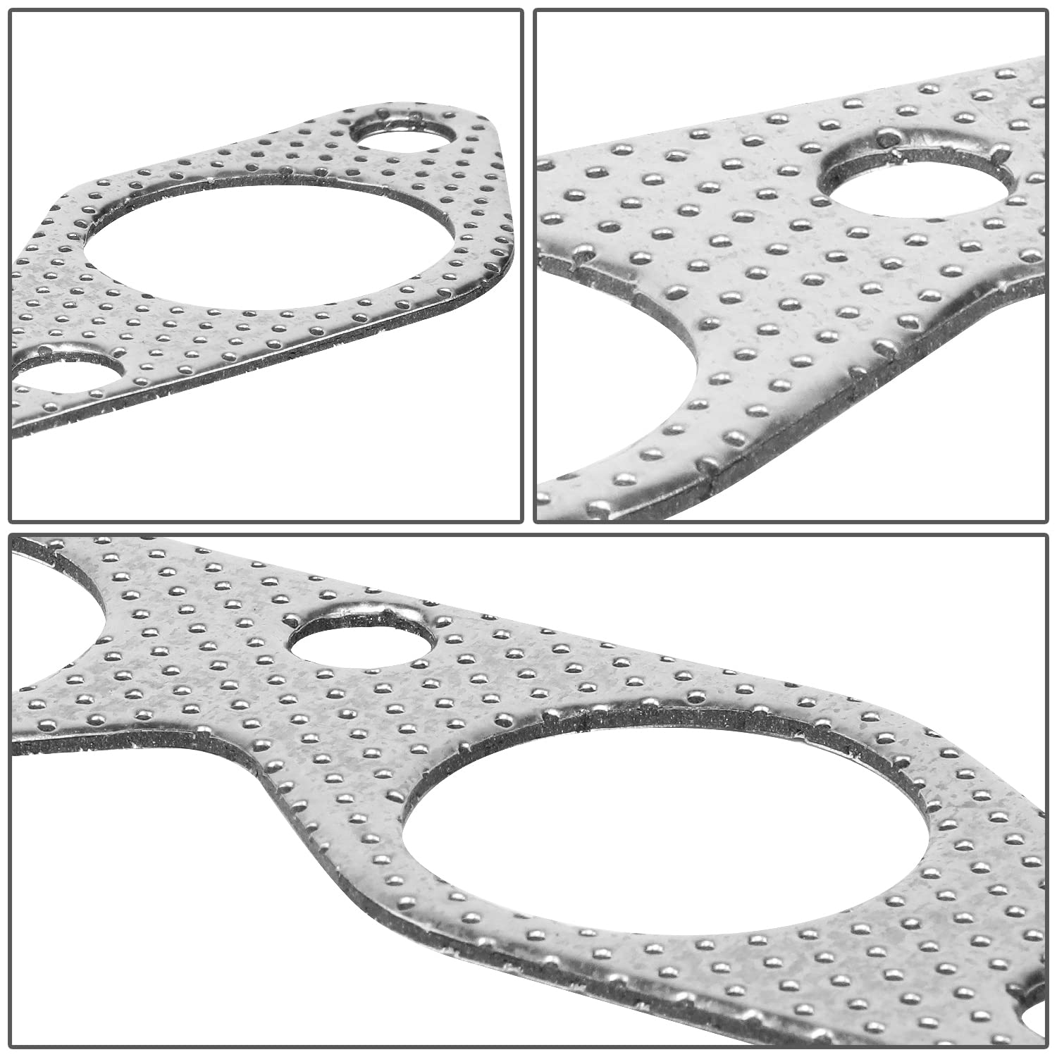DNA Motoring Steel Reinforced Graphite Exhaust Header Gasket For Toyota Carina 1972-1973 & Corolla 1971-1982 – 1.6L 1.8L Engines