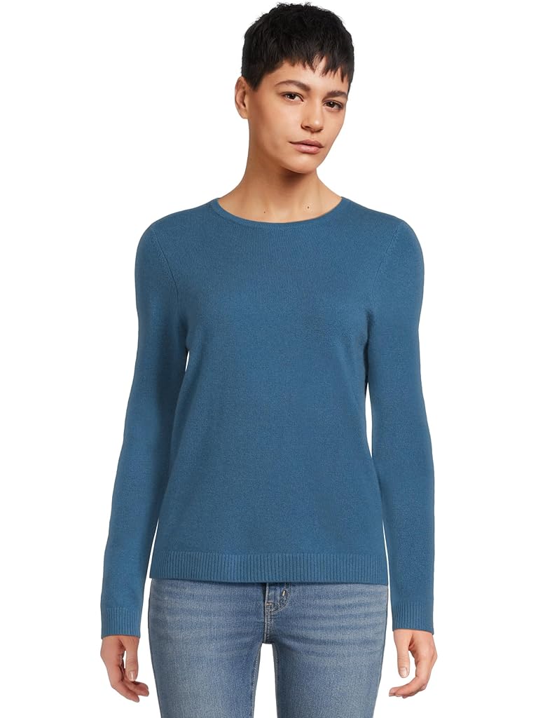 Blue L.L.Bean Classic Cashmere Sweater Crewneck
