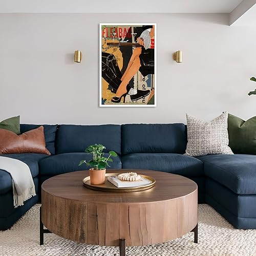 Miniatura 6 de Lienzo decorativo retro con texto en inglés "I Love You It Will Pass", arte de pared de cóctel de vítores blancos, decoración de póster, impresión