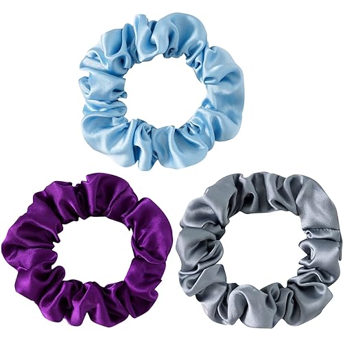 Coleteros grandes de seda para el cabello, 100% seda de morera, no daña la prevención del encrespamiento, el sueño y la noche, accesorios para el
