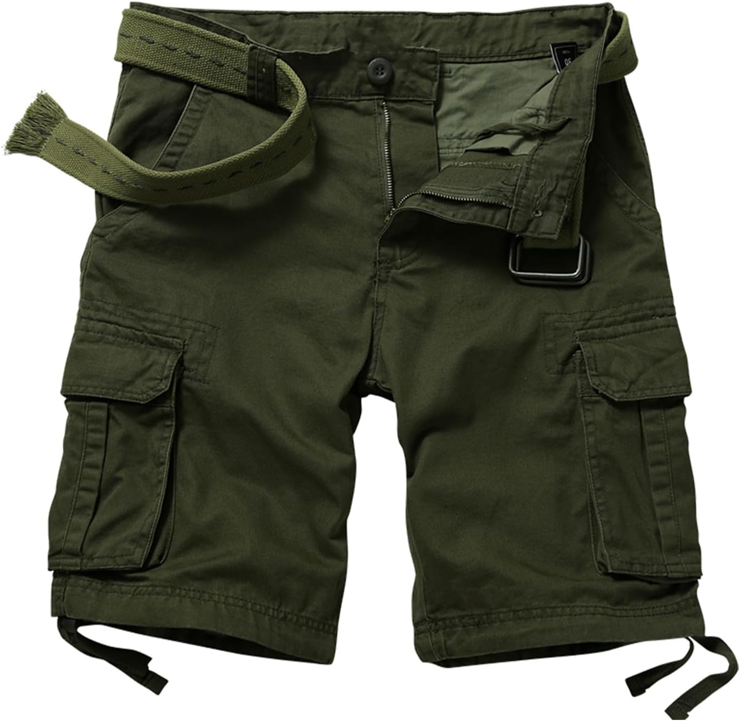 Camo Cargo Shorts for Men Cotton Casual Wild Outdoor Work Relaxed Fit Shorts with Multi-Pockets