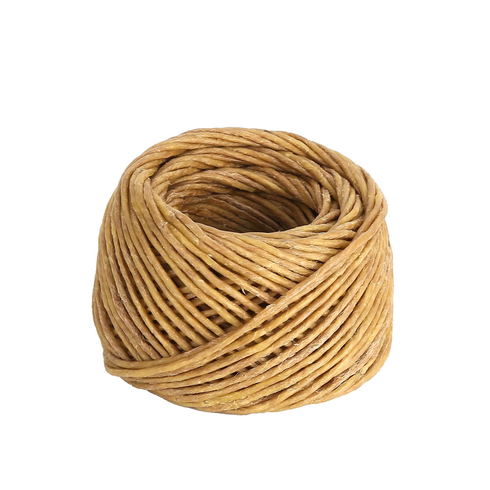 Cocoarm 2 Stoppini per Candela in Canapa Organica, Nucleo di Candela Cerato da 2 Mm, 30 M/60 M, Tagliato a Misura per Realizzare Candele Fai da Te e Lampade a Olio, Non Tossico, Rivestito con Cera