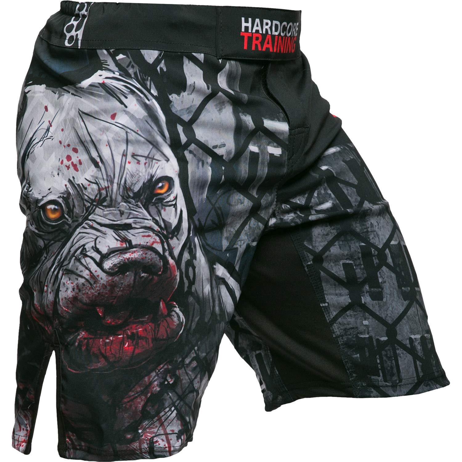 Hardcore TrainingFight Shorts Men's Boxing MMA Combat BJJ Grappling Fitness Muay Thai Kickboxing No Gi