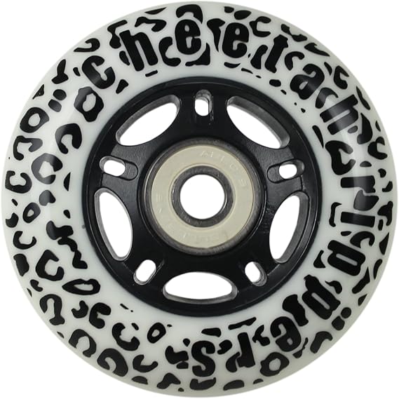 WHITE CHEETAH Wheels for RIPSTICK ripstik wave board ABEC 9 76MM 89A OUTDOOR Model: DECK