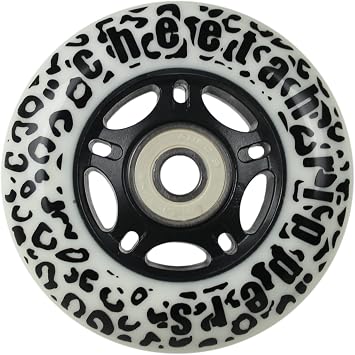 WHITE CHEETAH Wheels for RIPSTICK ripstik wave board ABEC 9 76MM 89A OUTDOOR Model: DECK