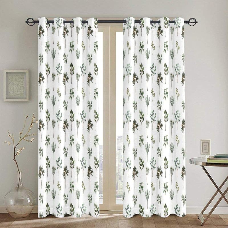 帯電防止処理加工 Saiaos 遮光カーテン 2枚セット さまざまな葉とプランテーションの性質のイラスト おしゃれ 部屋飾り 断熱 防寒 防音 省エネ 間仕切りカーテン 洗える かわいい リビングルーム 寝室 かーてん 幅100cm丈0cm Fmfm Com Mx