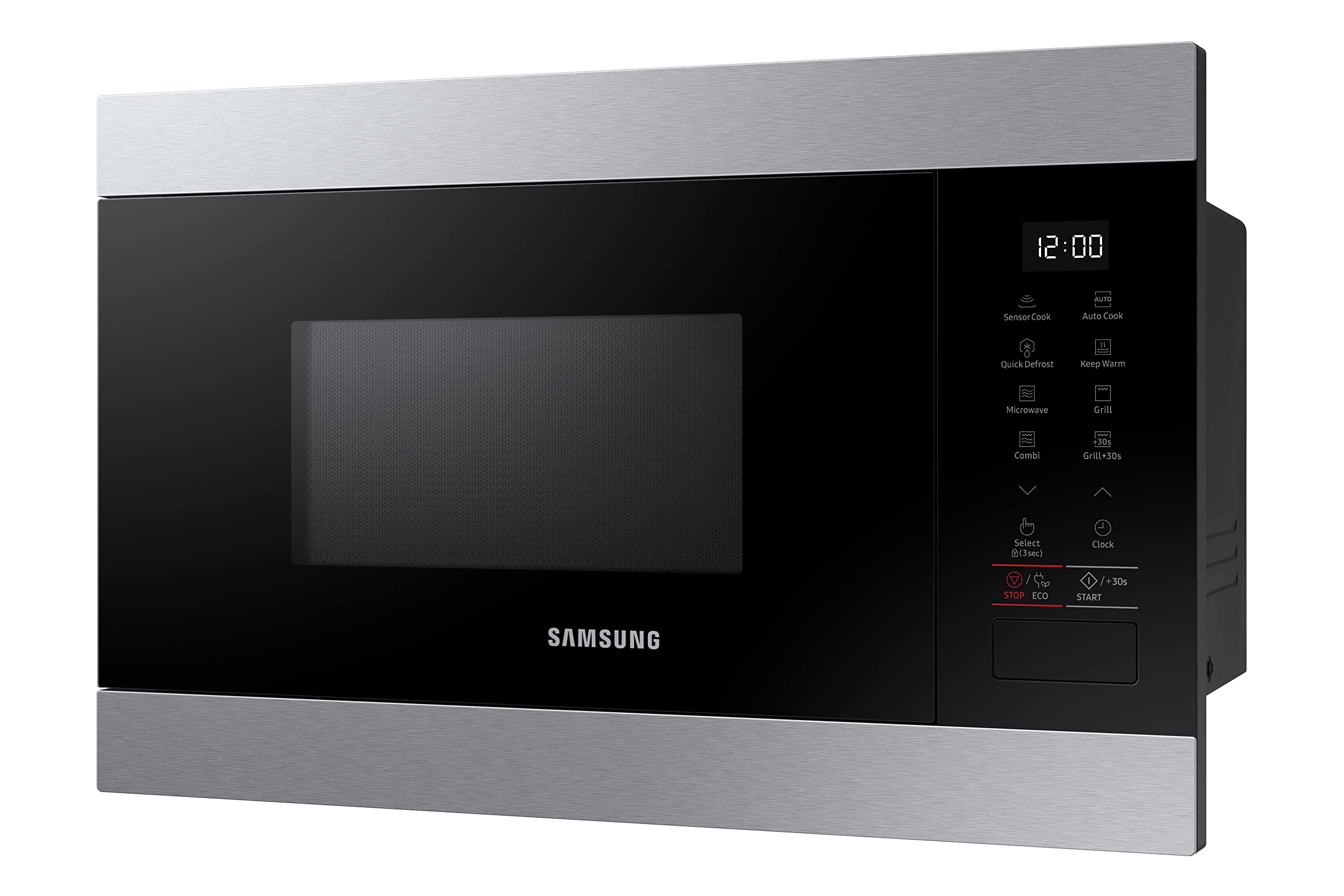SAMSUNG MG22M8274CT INTEGRADO MICROONDAS CON GRILL 22 L 1300 W NEGRO, ACERO INOXIDABLE