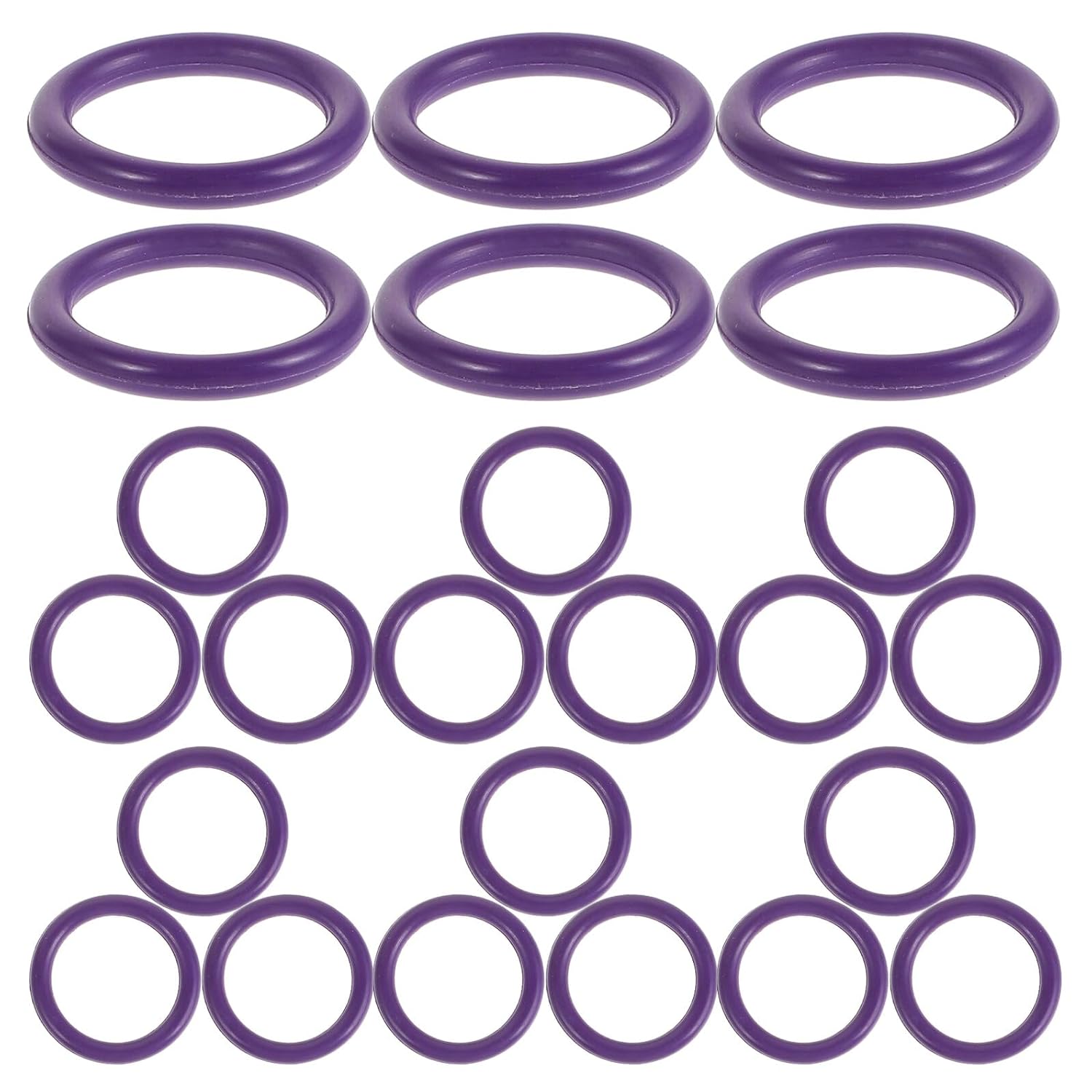 STAHAD 50pcs Automotive Air Conditioning Compressor Sealing Rings Gasket Seal Kit Replacement O-Rings for Car Cooling System
