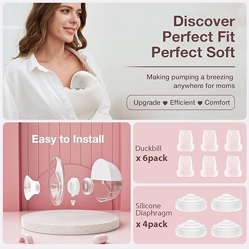 Miniatura 3 de Paquete de 2 válvulas de silicona con pico de pato y 2 unidades de diafragma de silicona, compatible con S9  S12  S9Pro  S12Pro  S12Pro piezas de