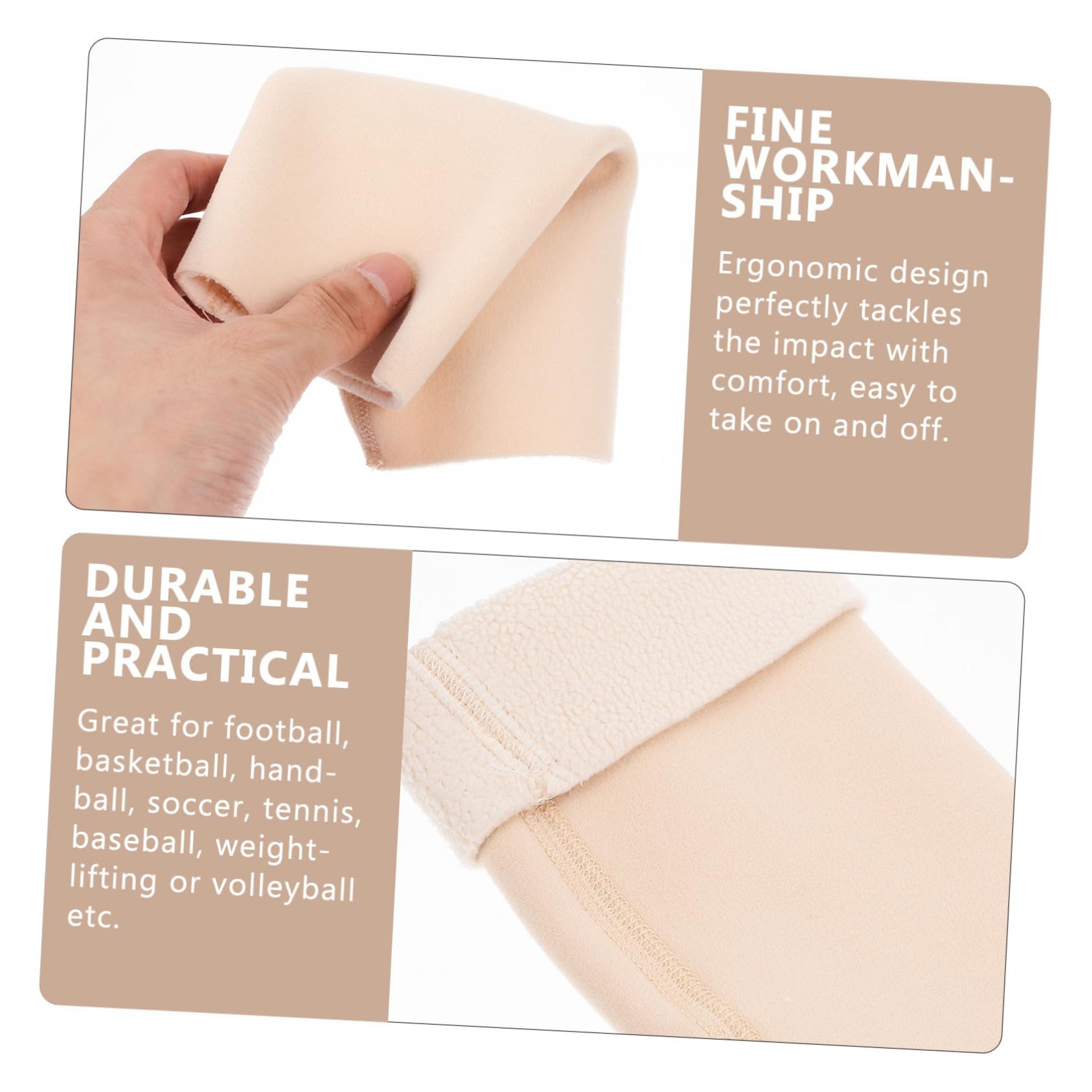 NULYLU 1 Pair Unisex Elbow Sleeves for Elderly Warm Comfortable Elbow Pads for Sports Winter Breathable Joint