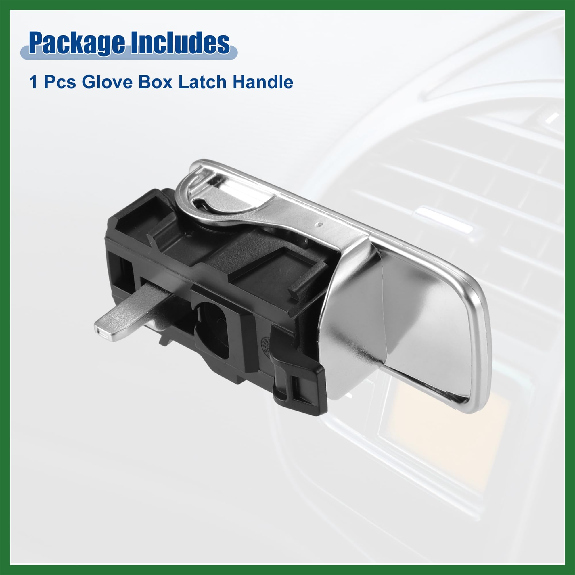 Motoforti Caixa central de porta-luvas com clipe de trava para