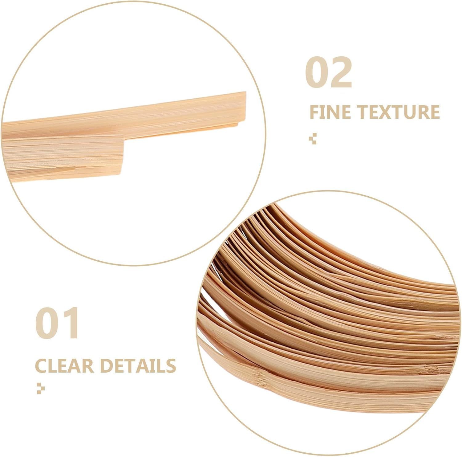 CHILDWEET 10pcs Weaving Strips for Basket Making, Flexible Craft Material