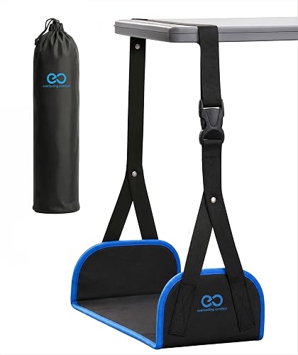 Everlasting Comfort Airplane foot hammock, bamboo rail
