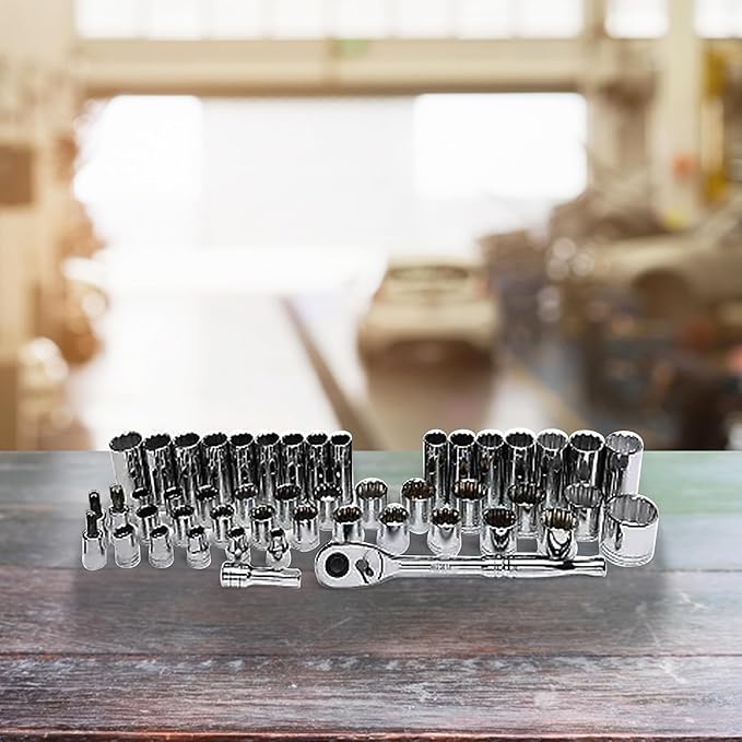 Set de Herramientas Master Mechanic 48 Piezas, SAE/Métrico, 1/2 Pulgada miniatura 5