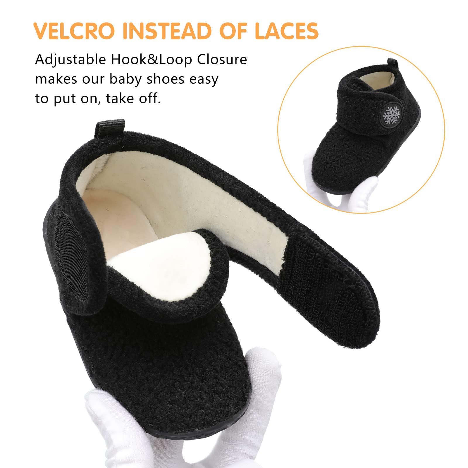 FEETCITY Pantofole per neonata e neonata, pantofole per bambini