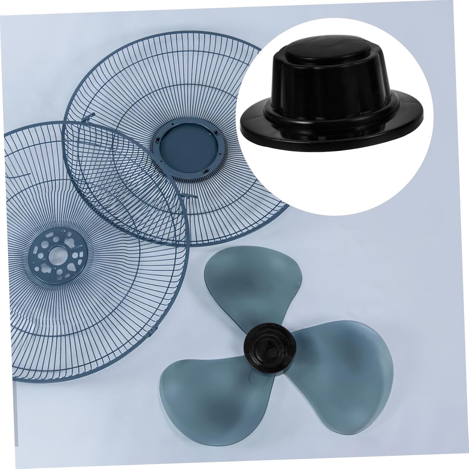 BESTOYARD 4Pcs Fan Nut Covers Fixing Parts for Fans Easy Installation Secure Stabilization Reusable Accessory for Home and Office Use