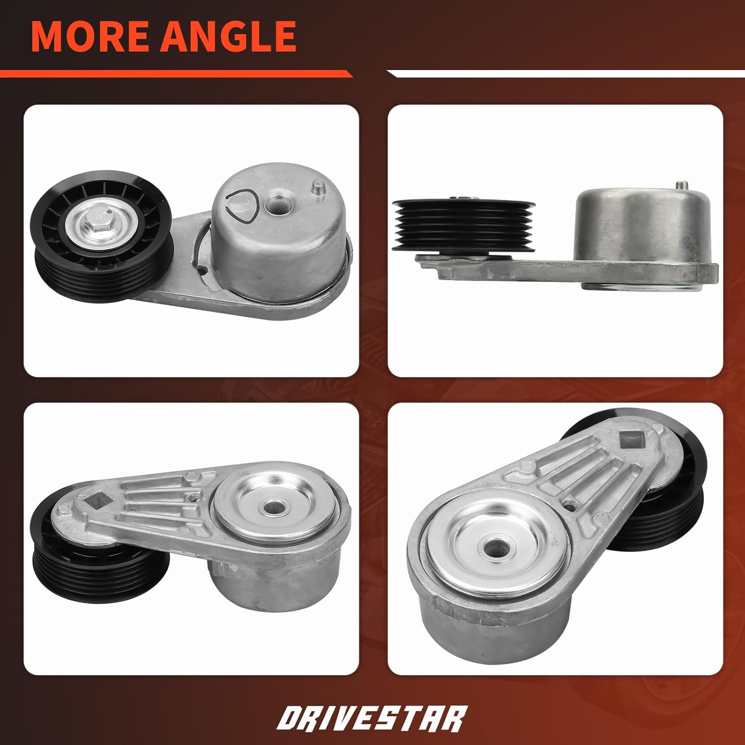 DRIVESTAR 38137 Belt Tensioner Pulley Assembly Compatible for 2001-2011 Ford Ranger 2000-2010 Explorer 2000-2010 Mercury Mountaineer 2001-2010 Mazda B4000 4.0L