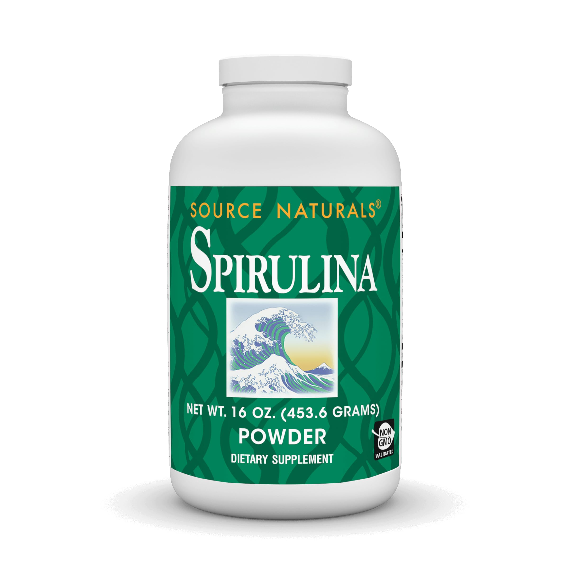 Source Naturals Spirulina - for Immune System Support - 16 oz Powder 1 Pound (Pack of 1)