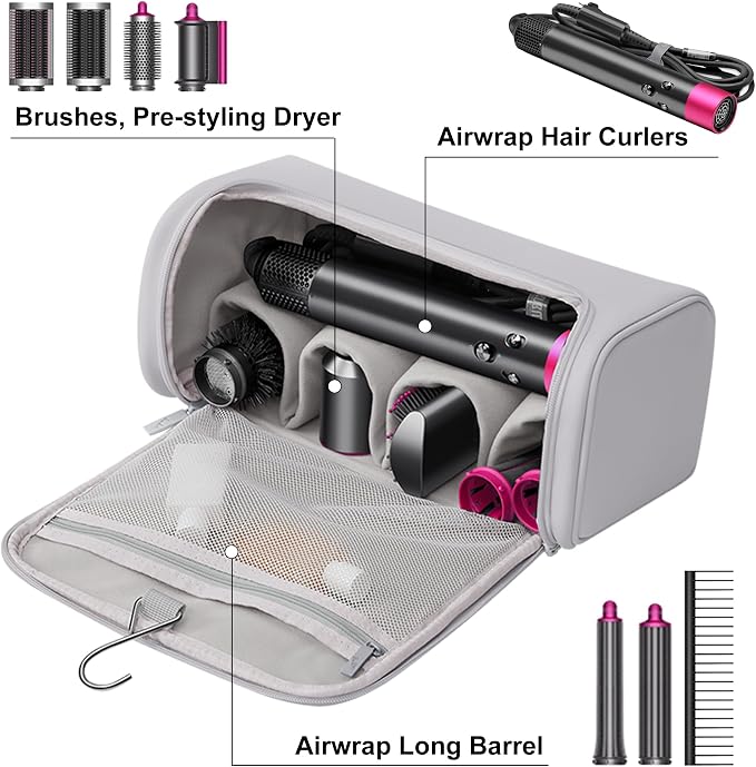 Amazon.co.jp: Linpr Dyson エアラップ トラベルケース 吊り下げフック