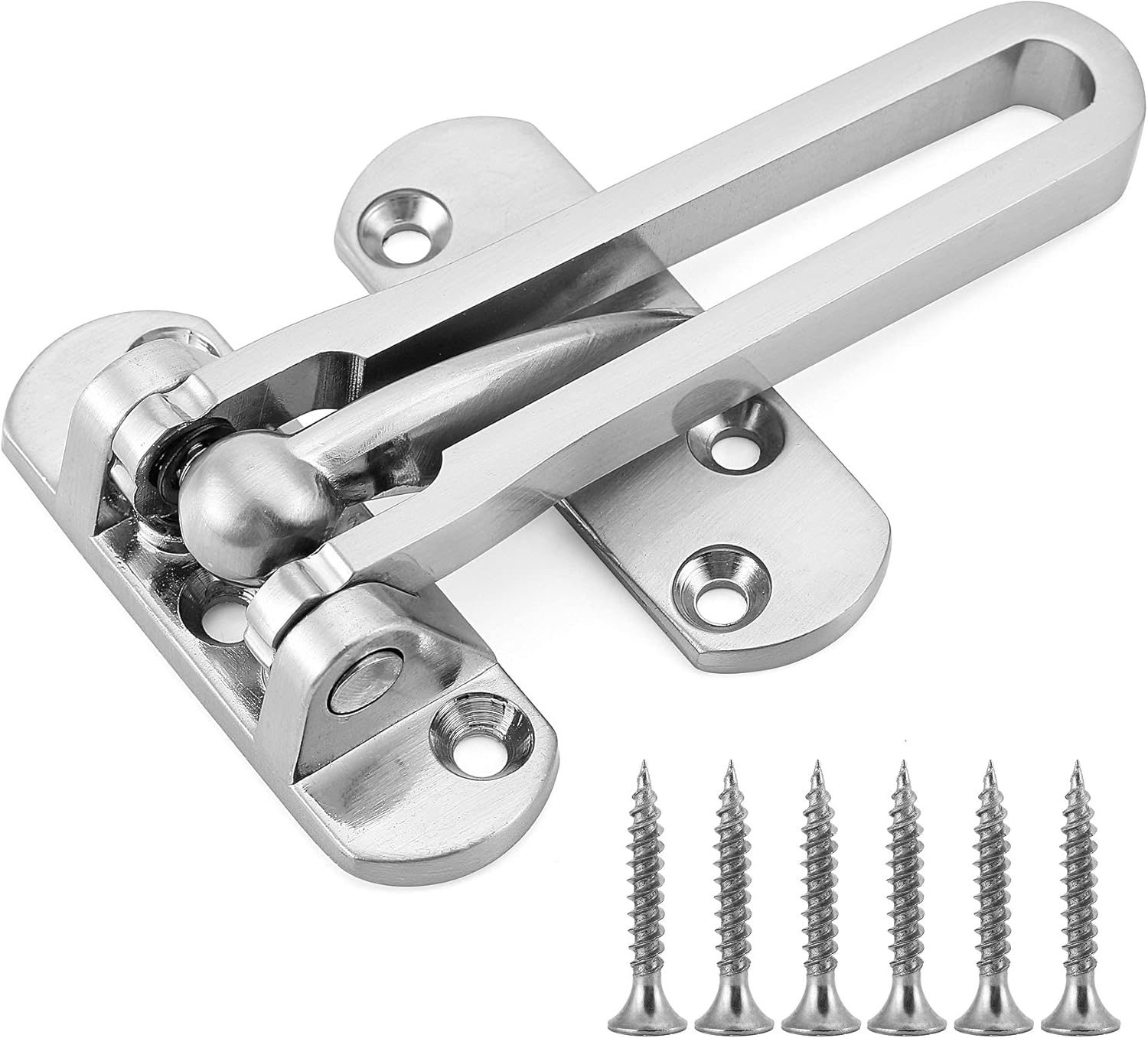 Swing Bar Lock Stainless Steel Door Lock Latch for Home