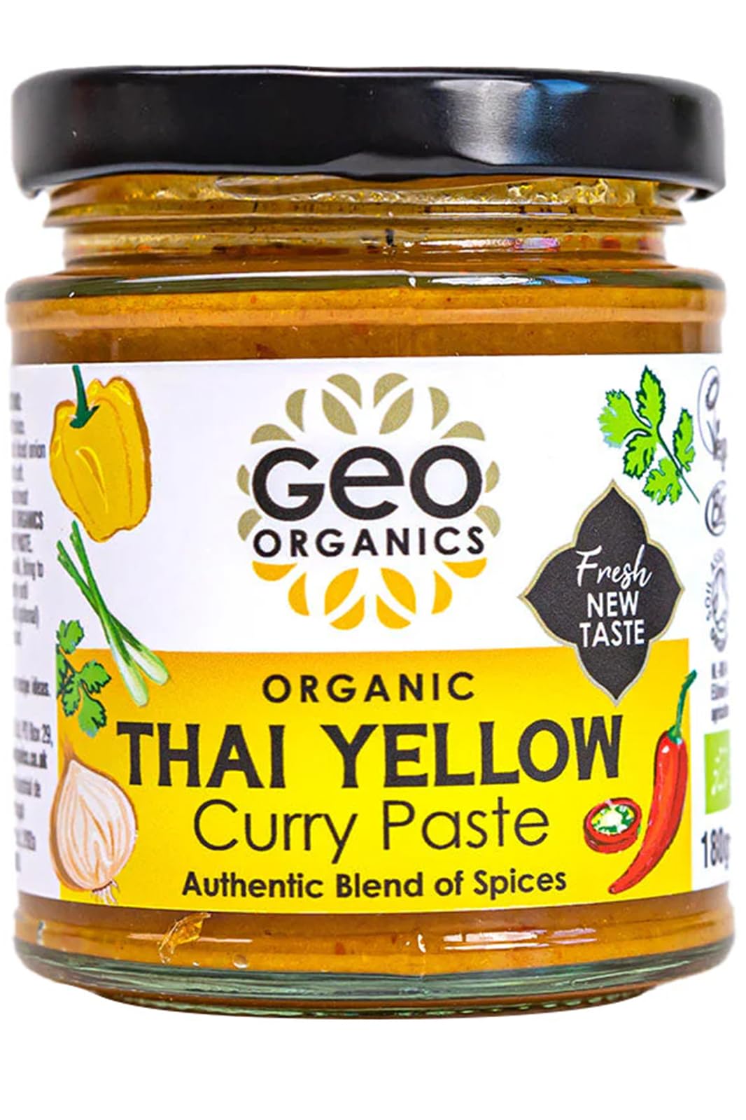 Georganics Pastes - Organic Thai Yellow Curry Paste 180G
