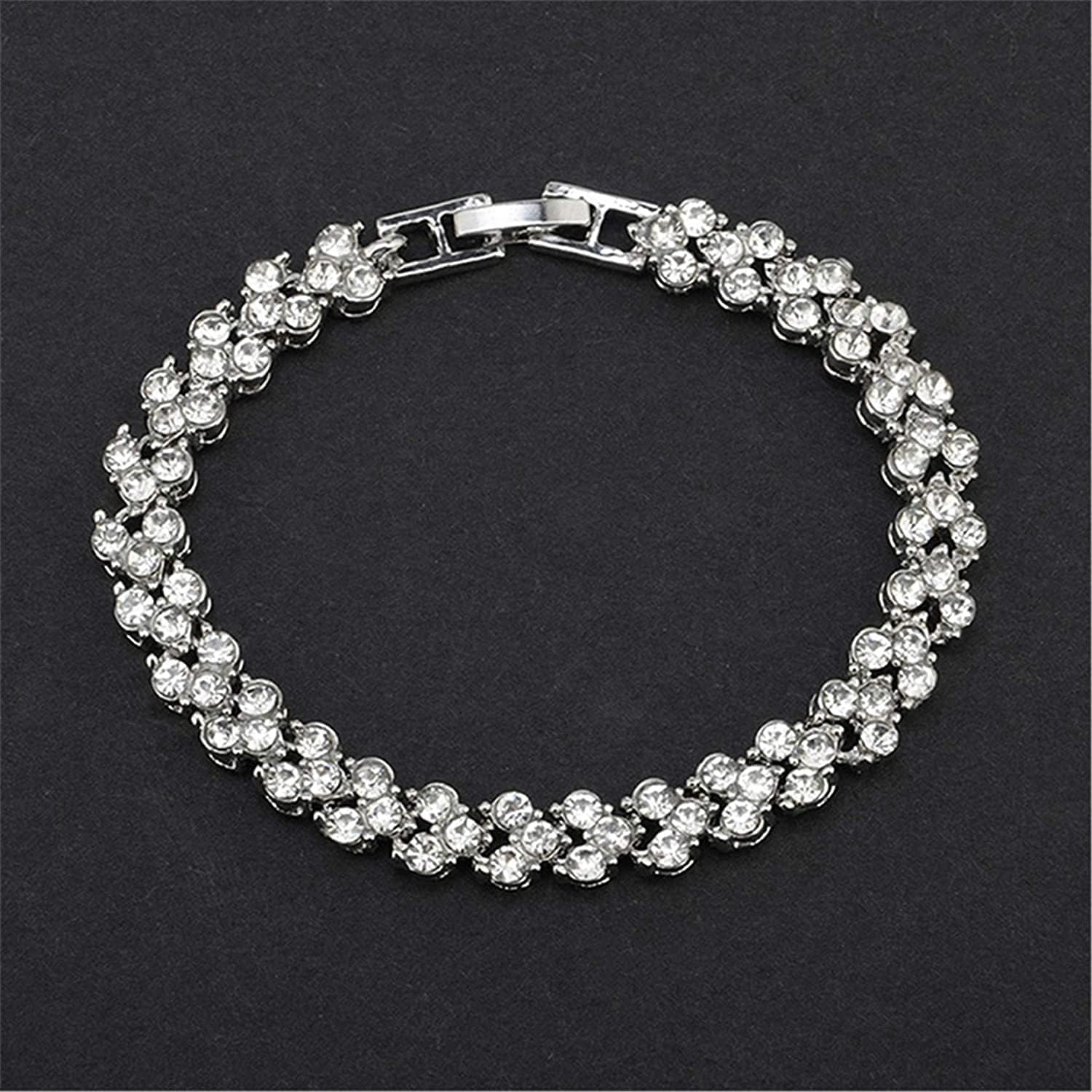 Cubic Zirconia Classic Tennis Bracelets Crystal Bracelet Rhinestone Bracelet for Women Handy and professional