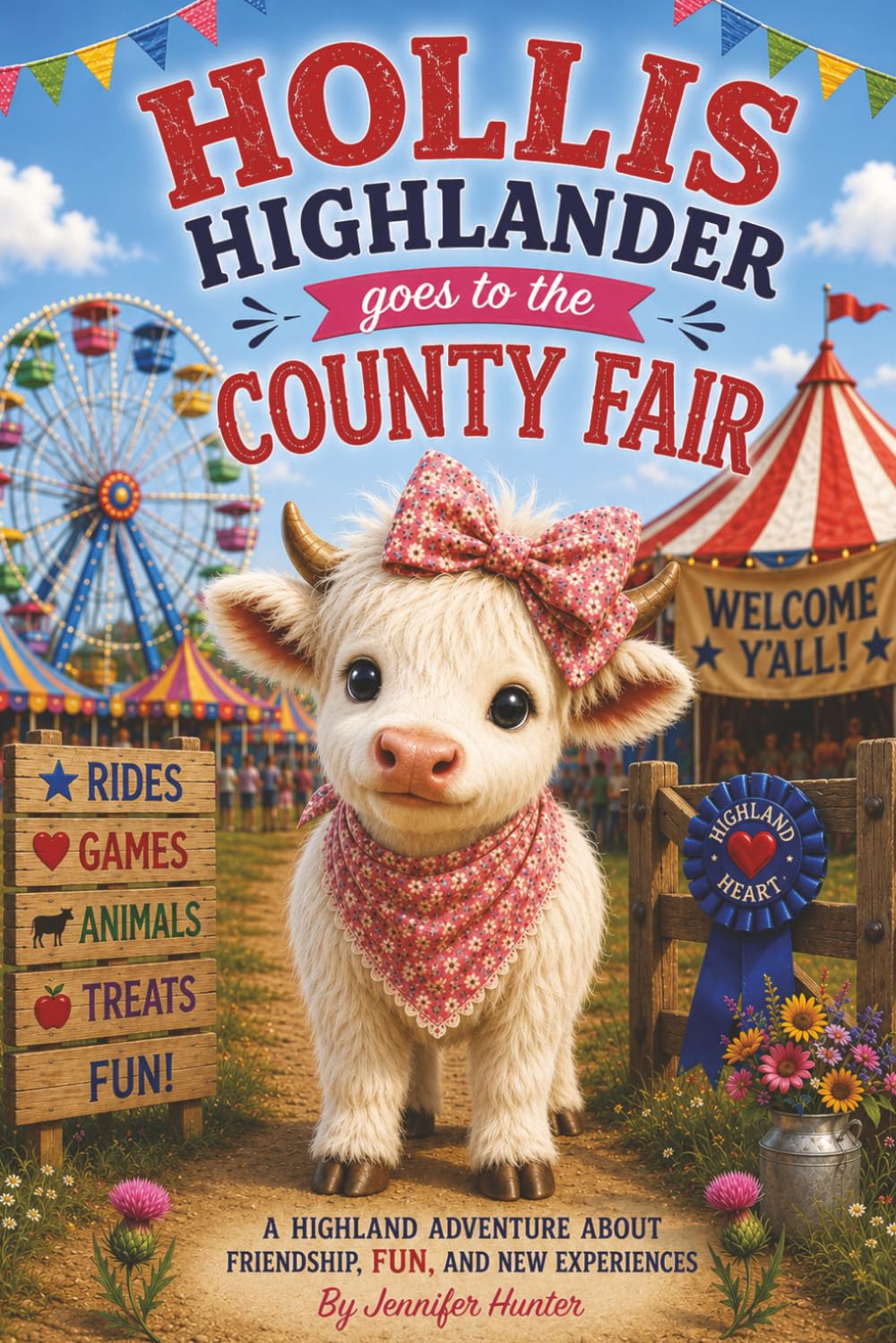 Hollis Highlander Goes to the County Fair: Rides, Friends, and Farmyard Fun!