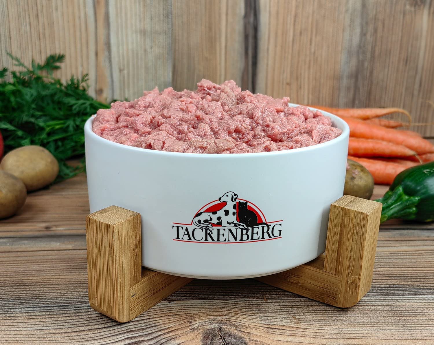 TACKENBERG Barf Entenhälse für Hunde - 14 x 500 g - leckeres Frostfleisch als Hundefutter in Premiumqualität - geeignetes Gefrierfutter für Welpen & übergewichtige Hunde - ohne Zusatzstoffe