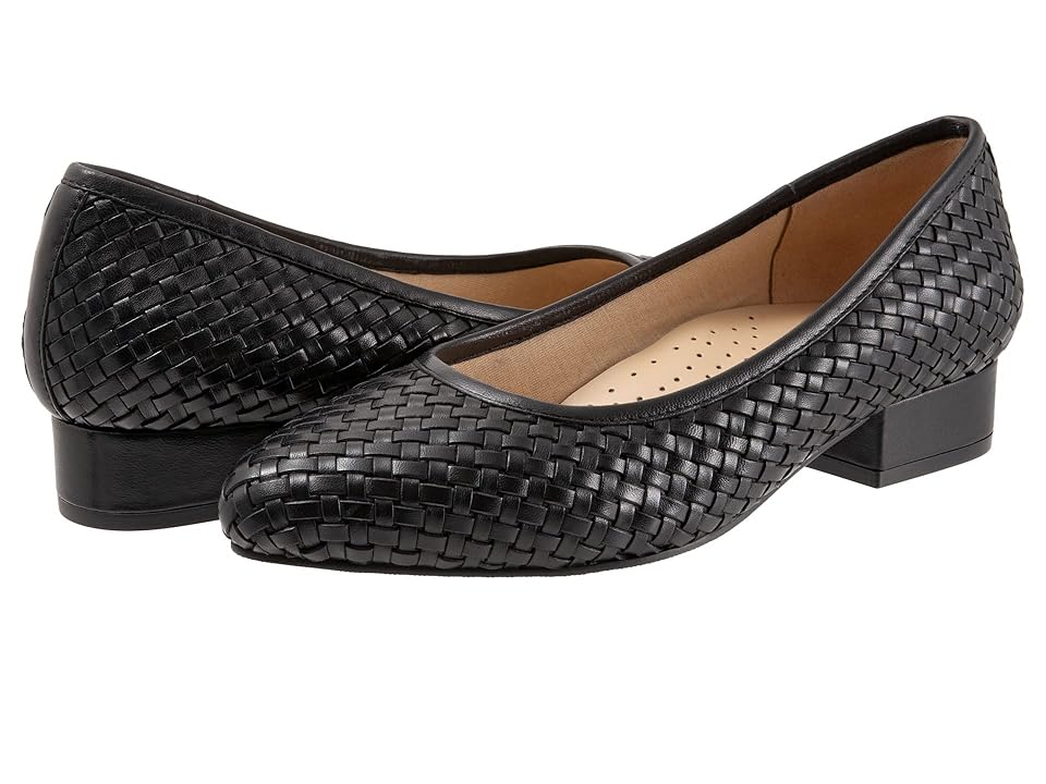 Trotters Jade (Black) High Heels INTERNATIONAL SHIPPING
