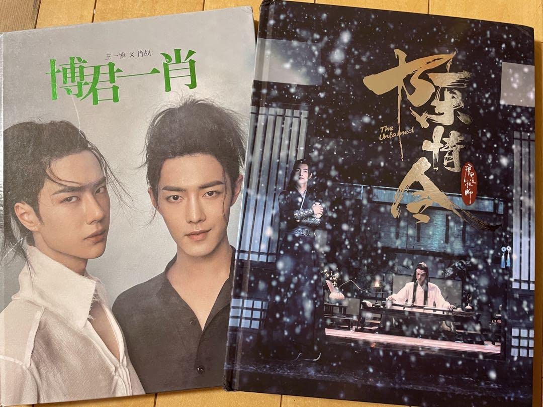 Amazon.co.jp: (初期キズ)陳情令と博君一肖2冊セット 王一博 肖戦 豪華