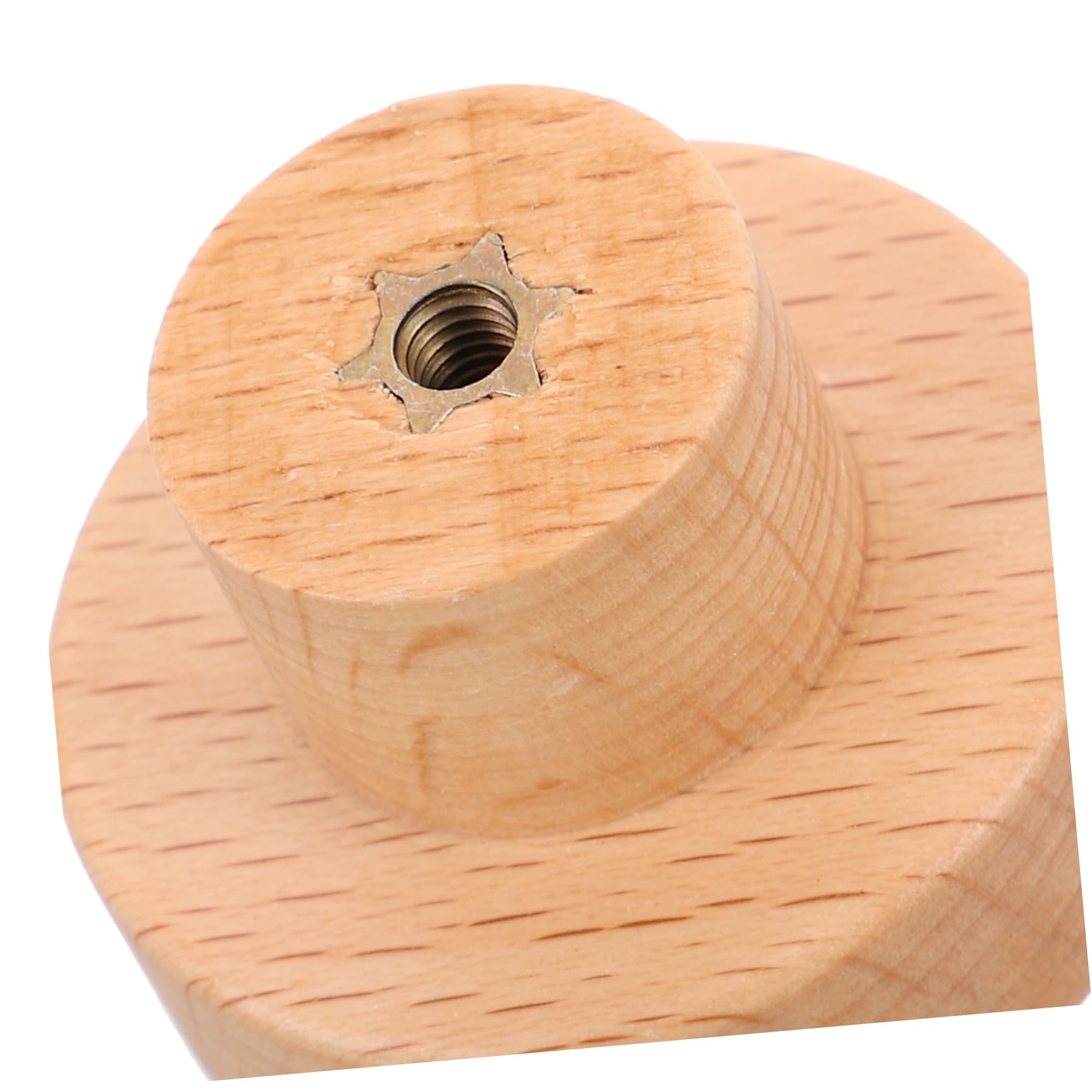 IMIKEYA 4stücke Holzgriffe Für Schränke Und Runde Türgriffe Möbelgriffe Aus Holz Für Kommoden Kleiderschränke Und Küchenschränke