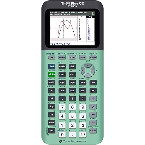 Texas Instruments TI-84 Plus CE Color Graphing Calculator, Mint Small