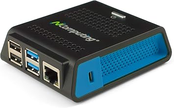 NComputing RX440 (RDP) عميل رفيع مبني على Raspberry Pi4 لـ Microsoft AVD وWindows 365 Cloud PC وRDS وVerde VDI وvSpace Pro Enterprise