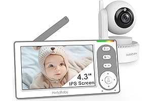 HelloBaby Travel Baby Monitor with Camera No Wifi