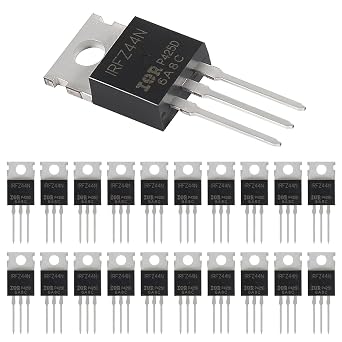 20pcs IRFZ44N MOSFET 49A 55V IRFZ44 MOSFET Transistors IRFZ44NPBF N-Channel Rectifier Power Transistor Rectifier 3-Pin TO-220