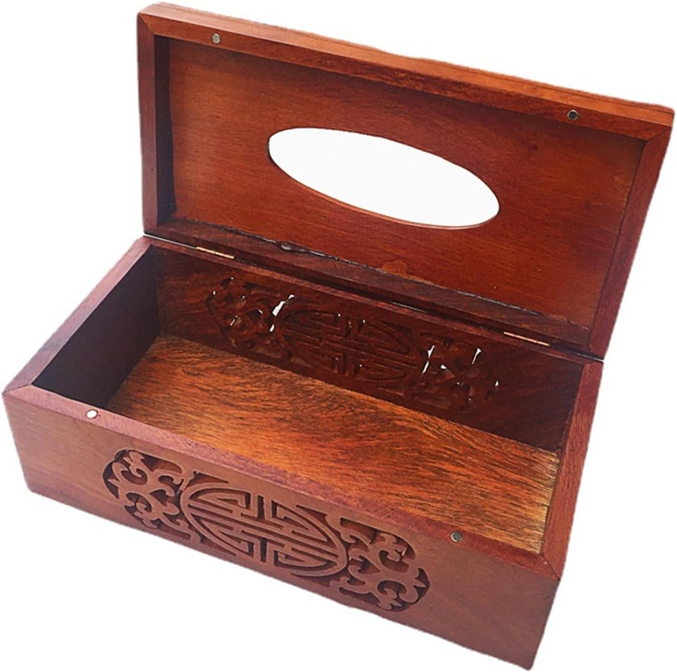 ティッシュボックス 木製 クリエイティブティッシュボックスホーム中空引き出しボックスナプキンボックス インテリア オフィス用 家庭用