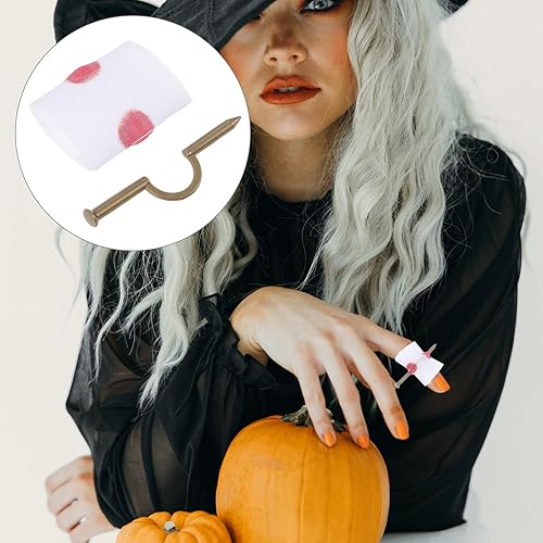 Miniatura 5 de Uñas a través del dedo, 6 piezas, divertido accesorio de broma, dedo falso a través de uñas, broma de miedo, juguete de broma de uñas falsas a