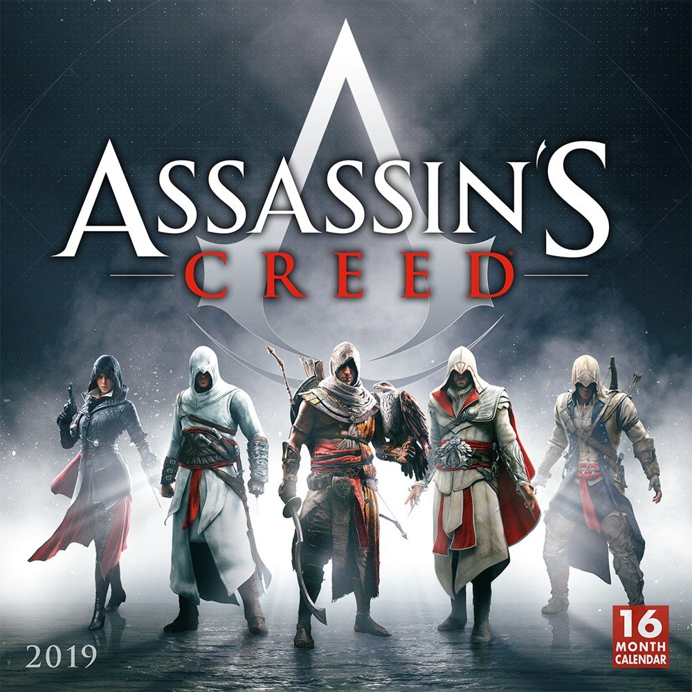 Assassin s Creed 2019 Calendar Calendar – Wall Calendar, August 15, 2018