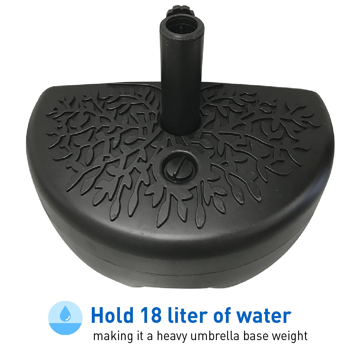 Amazon Com Easygo Half Umbrella Base Weight Water Weighted Universal Stand Garden Outdoor