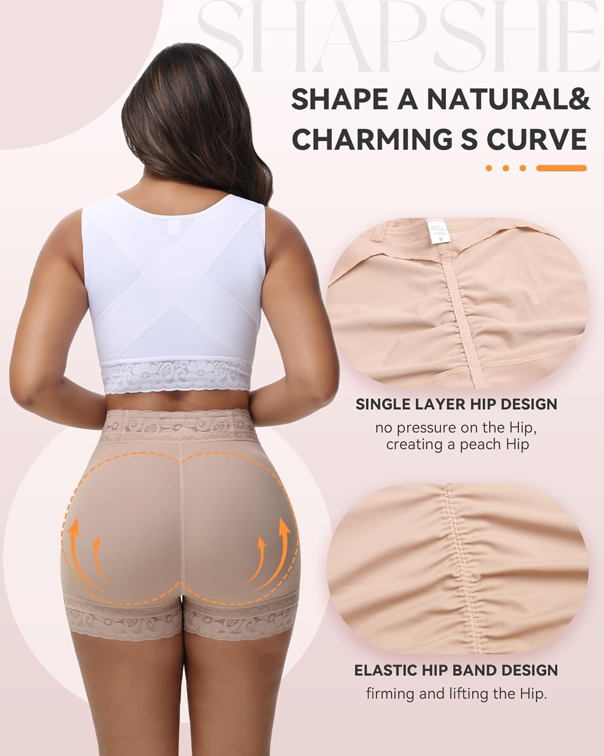 SHAPSHE Tummy Control Panties Butt Lifting Shapewear Faja Body Shaper Short Faja Colombiana Compression Underwear Women
