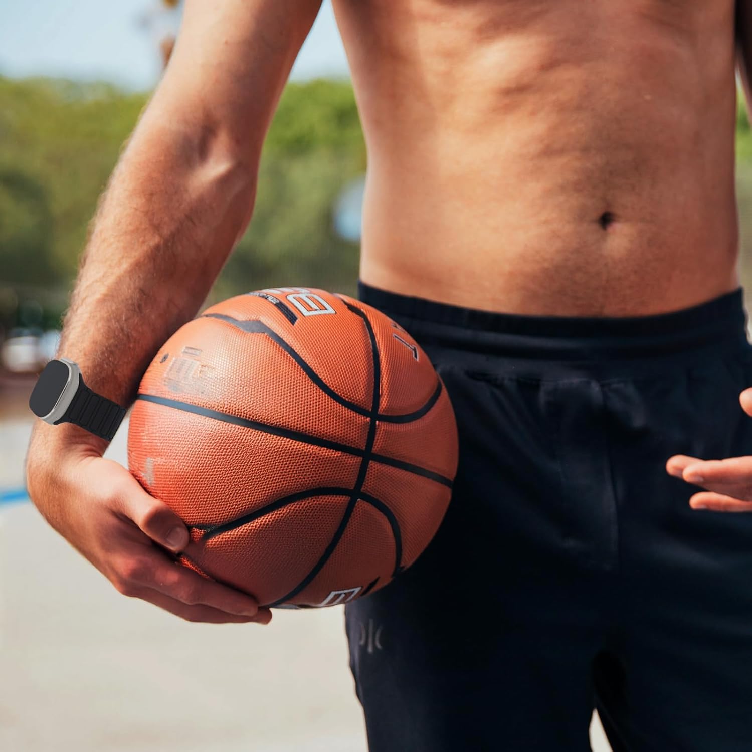 Miranzoa Magnetic Silicone watch band compatible with Apple Watch for Men women Lightweight sport strap 46mm 45mm 44mm 41mm 40mm Ultra 2 SE Series 10 9 8 7 6 5 4 - Image 6