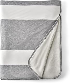 Little Sleepies Cloud Blanket 65x85 Bamboo Throw, Hypoallergenic Double-Sided Design