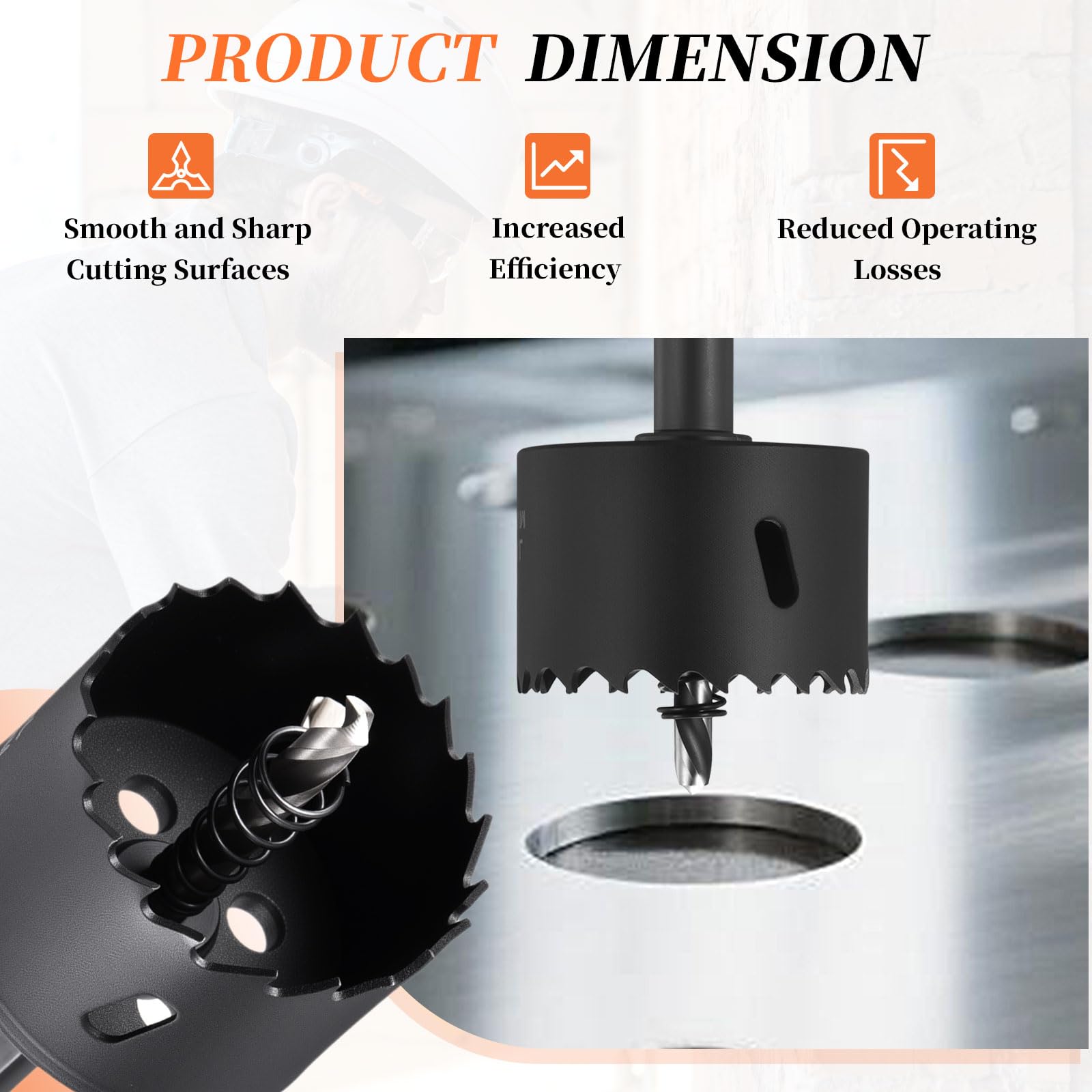 METALLIXITY Bi-Metal Hole Saw - 3-3/8" -4
