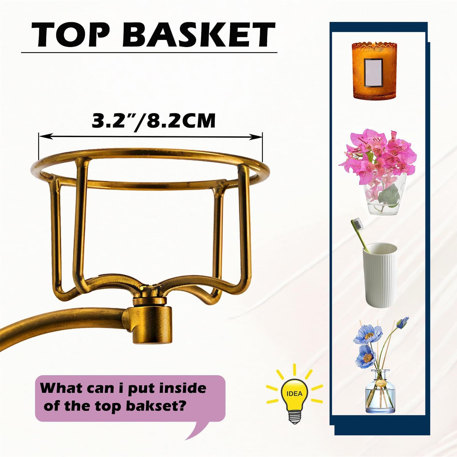 Toalla de Mano de Pared, Soporte de Toalla de Mano, Anillo de Gancho de Toalla de baño con Soporte de Velas, Estante Decorativo Elegante Creativo rústico para Amigos Hotel Hotel Kitchen Baith Centén