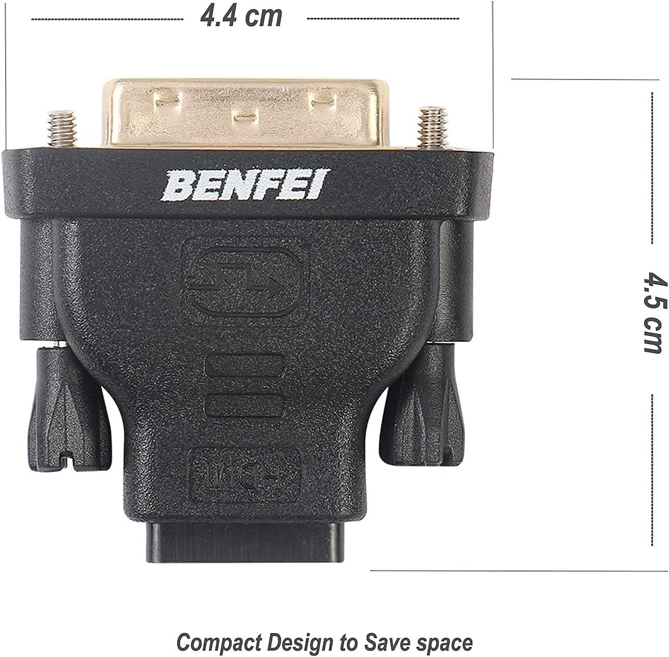 Suреr Chеар 🛒 DVI to HDMI, Benfei Bidirectional DVI (DVI-D) to HDMI Male to Female Adapter with Gold-Plated Cord 4 Pack 🔥 Hоt Dеаlѕ DVI to HDMI, Benfei Bidirectional DVI (DVI-D) to HDMI Male to Female Adapter with Gold-Plated Cord 4 Pack