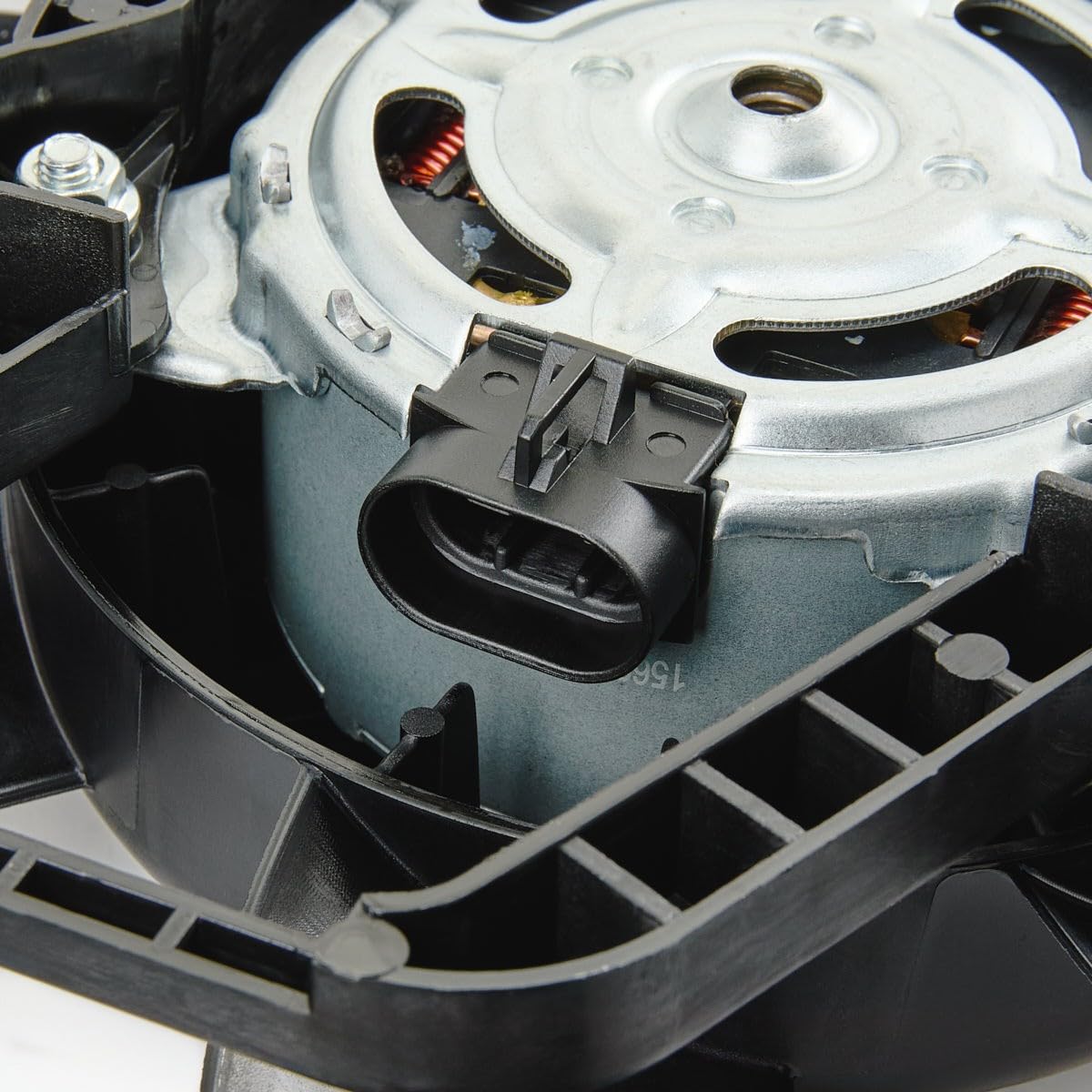 RIDEX 508R0284 Ventola radiatore con telaio ventola radiatore (telaio) con impedenza/resistenza carico Compatibilità con OPEL Corsa D Hatchback S07