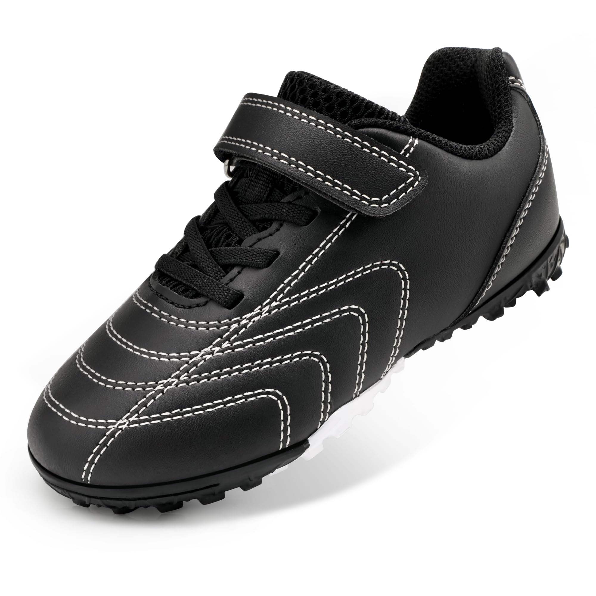 Stelle Boys Girls Indoor Soccer Shoes Kids Turf Shoes Baseball/Softball Futsal Athletic Cleats for Toddler/Little/Big Kid